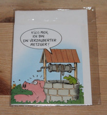 Uli Stein Klappkarte 120 ( 79/120 ) original 80er Jahre, ca. 1989 Grußkarte