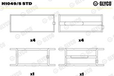 Kurbelwellenlager GLYCO