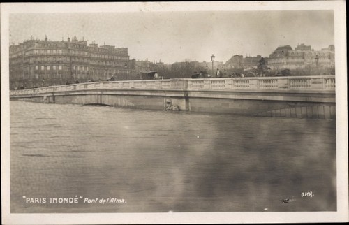 Postkarte paris vii pont de - postkarte,