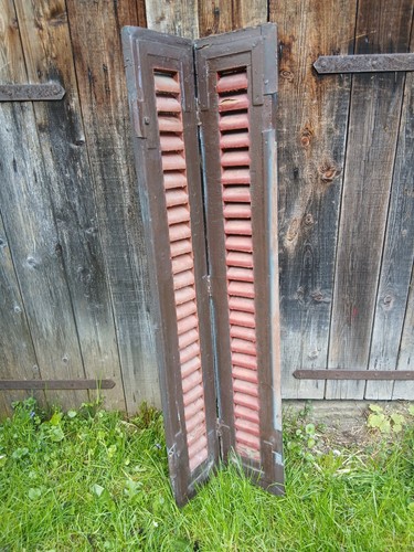 Doppelter fensterladen holz - -,