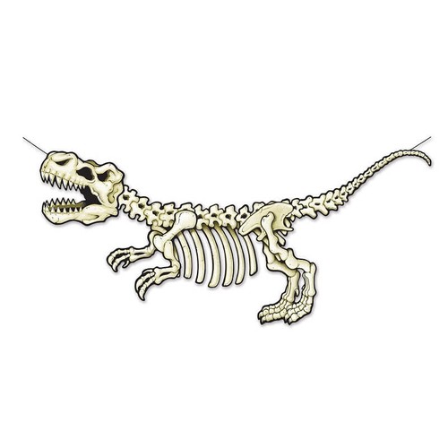 Girlande dino skelett - girlande, dino-skelett