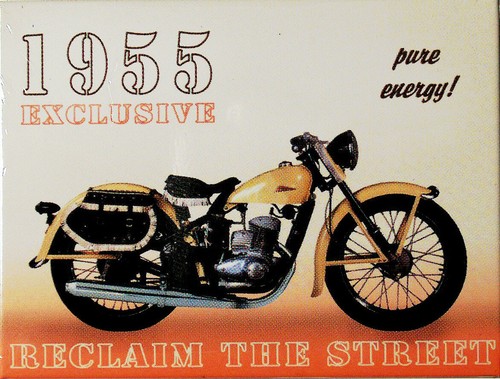 Magnetschild motorrad 1955 - motorrad,