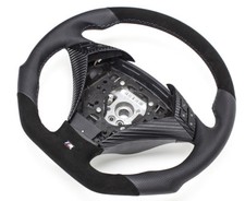Tausch Abgeflacht ALcantara Leder Lenkrad für BMW 5 E60 E61 Steering Wheel