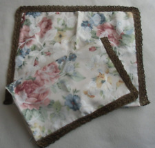 2 Kissenplatten Landhausstil Shabby Chic  Deko-Sofa -Kissen   100% Handarbeit