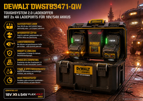 Dewalt toughsystem charger - toughsystem, 2.0