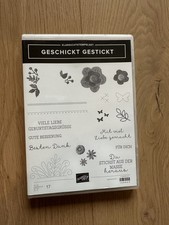 Stampin Up! Stempelset Geschickt gestickt Sizzix Big Shot