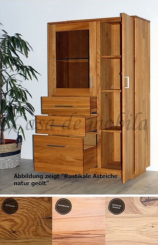 Massivholz highboard 98x163x42 - massivholz,