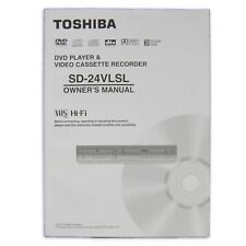 Toshiba SD-24VLSL VCR Bedienungsanleitung Manual DVD Player VHS Rekorder 