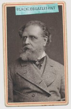 711  CDV Foto Ehemaliger Soldat mit Johanniter Kreuz Orden um 1878