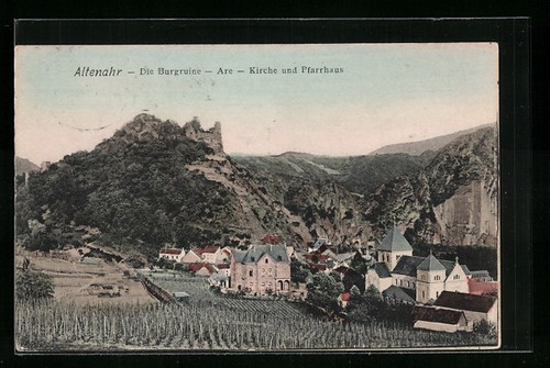 Altenahr die burgruine - altenahr,, burgruine,