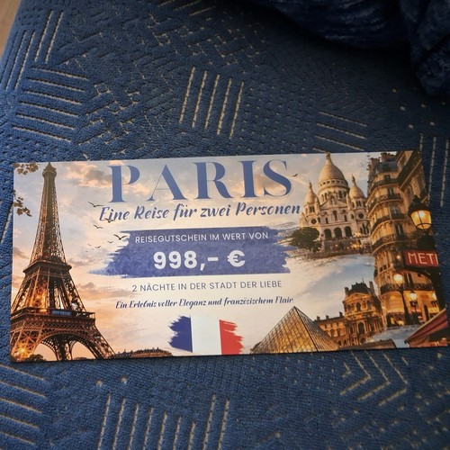 Reisegutschein paris 2 - reisegutschein,