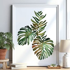 Blaetter Pflanze v64 Schablone