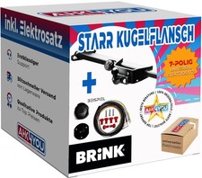 BRINK AHK für Mercedes M-Klasse W163 98-05 starr Kugelflansch + 7-polig ES ABE