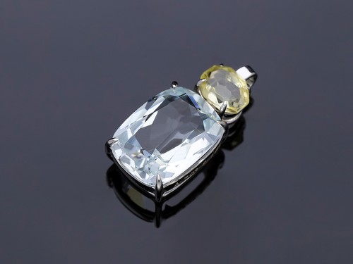 Anhänger aquamarin - 8,66,