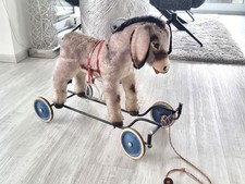 Steiff Esel Grissy Schaukelpferd 60er 70er Jahre Sammler Pferd Rollen Spielzeug