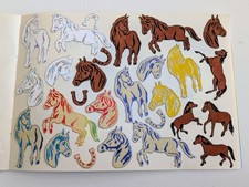 90er Sticker 23 fuzzy Pferde