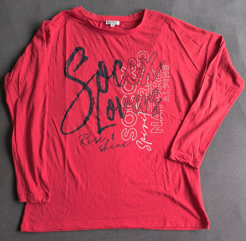 Damen shirt soccx rot - damen, gr.