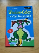 Malvorlagen Window Color Lustige Tier.Malbuch  Bastelbuch Basteln Kreativ Papier
