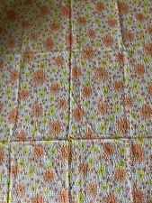 2 Vintage Stoffreste orange