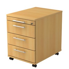 Rollcontainer Multi Schreibtischcontainer Schubladen Relinggriff Bürowagen