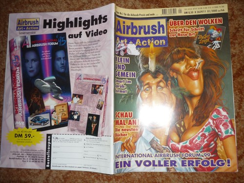 Zeitschrift airbrush art - -, &