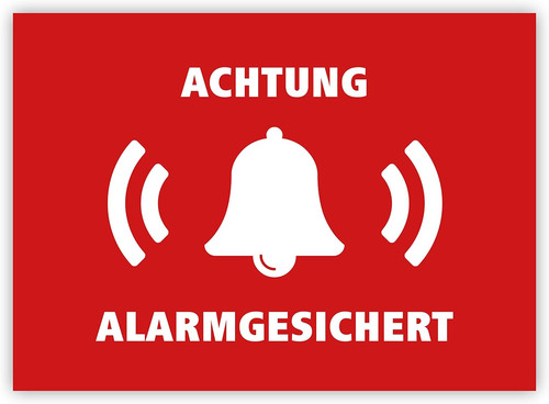 Stück aufkleber achtung - -,