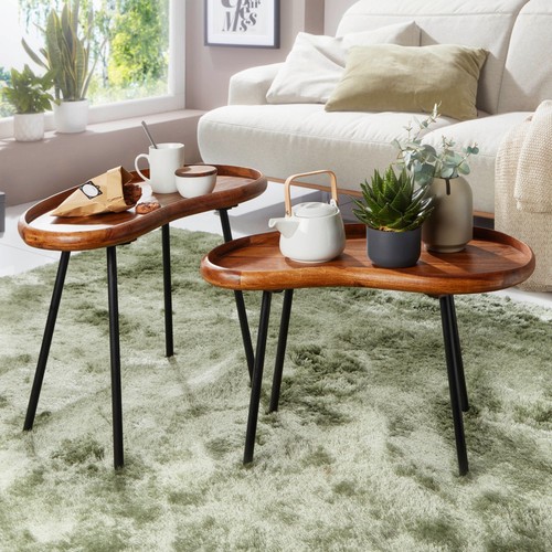 Couchtisch teilig massivholz - 2-teilig,