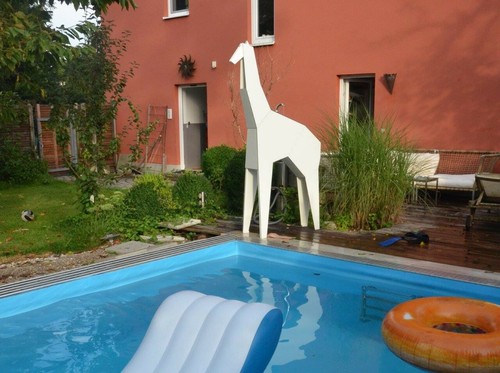 Giraffe garten deko tier - garten,