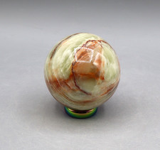 ONYX MARMOR ARAGONIT Kugel ca. 50 mm Edelstein-Kugel Massage Steinkugel a1