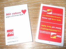 Vintage FSG Werbe-Spielkarten