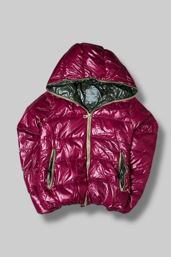 Vintage duvetica full - -zip, red