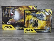 DC Black Adam Hawk Cruiser Patrol mit Black Adam & Hawkman Figuren Neu Sealed