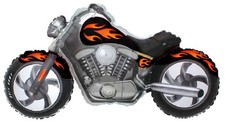 Motorrad custom bike - bike, schwarz