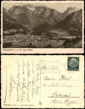 Ansichtskarte oberstdorf - ansichtskarte,