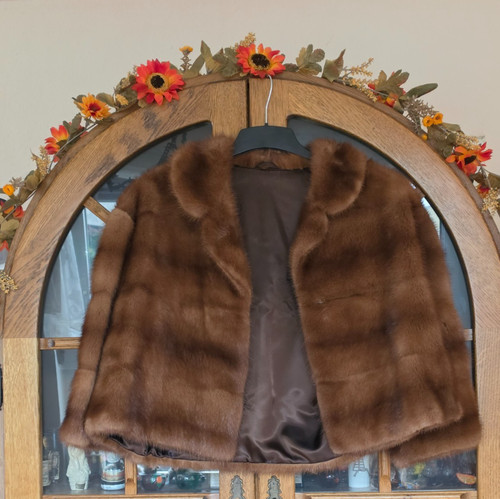Kuschelweiche echte nerzjacke - echte,