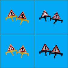Playmobil - 2 x Warndreieck Schild - Baustelle Verkehr - zur Auswahl
