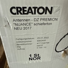 Creaton Dachziegel Premion Nuance Schieferton Antennenziegel Neu