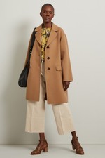 Damen Mantel  Max Mara Intrend 100% Schurwolle Camel  Gr It 36 De 32 NP: 980,00