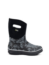 TwoTracks Neoprenstiefel Pia Black Halbhoch Outdoorstiefel Gummistiefel