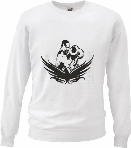 Sweatshirt bodybuilder mit - bodybuilder,