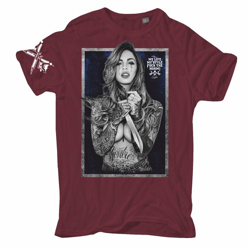 Herren shirt tattoo inked - t-shirt,