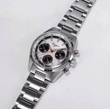 Gorgeous 38mm Chronograph Mechanical Wristwatches Tianjin Gooseneck Movement