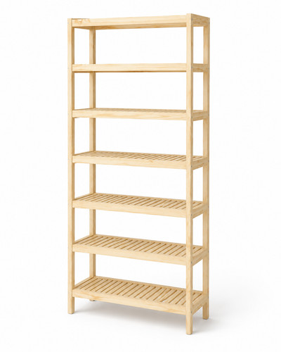 Holzregal böden 253x50x33 - holzregal, 7