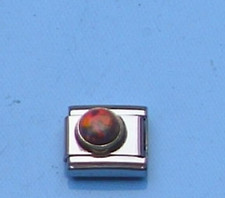 Original Nomination  Modul ++ ROTER OPAL STEIN rundl ++ sehr  guter  Zustand