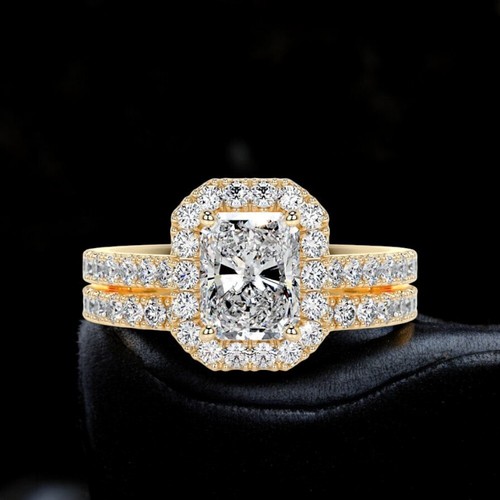 Hochzeit 14k gelbgold - ring, set