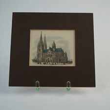 Köln Dom Original Stahlstich