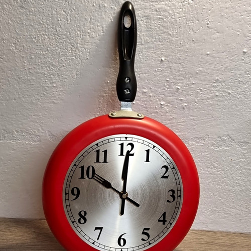 Pfannen design wanduhr rund - pfannen-design,