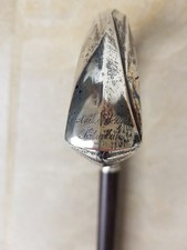 Antik Gehstock 800 Silber