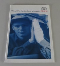 Scheckheft / Serviceheft blanko Toyota Hilux & Hiace Stand 08/2000