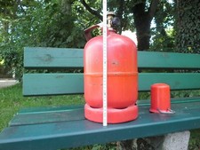 Propangasflasche 3 Kg leer incl. Schutzkappe, Versand s. Beschreibung